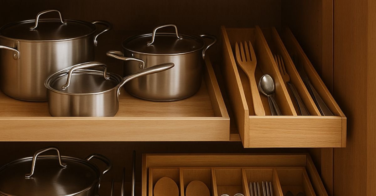DIY Kitchen Cupboard Organizer