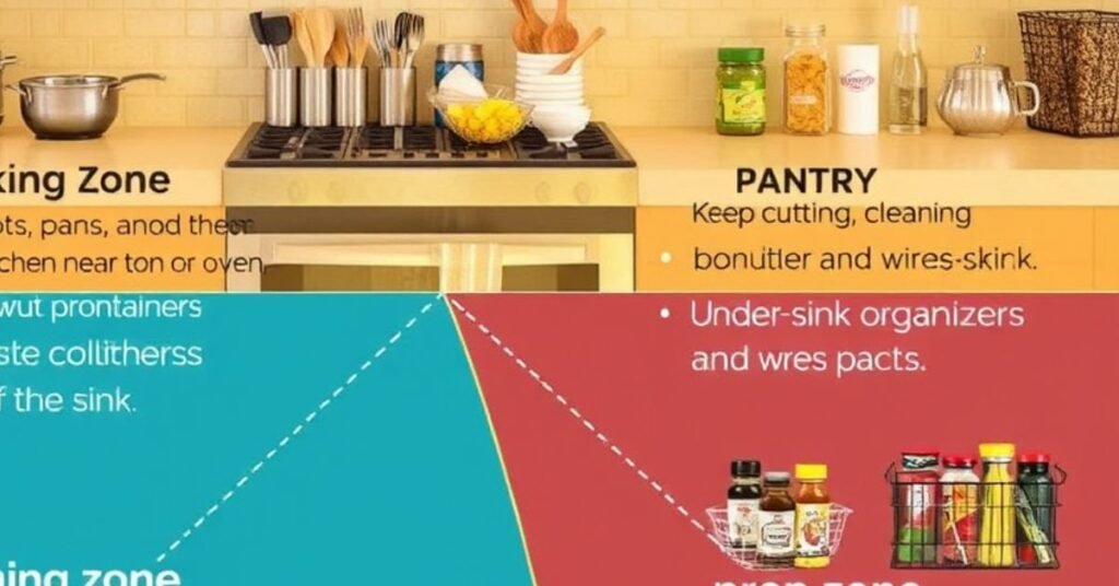 How to Organize Different Kitchen Zones
