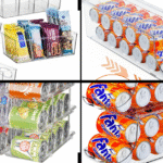 Pop can organizer for fridge