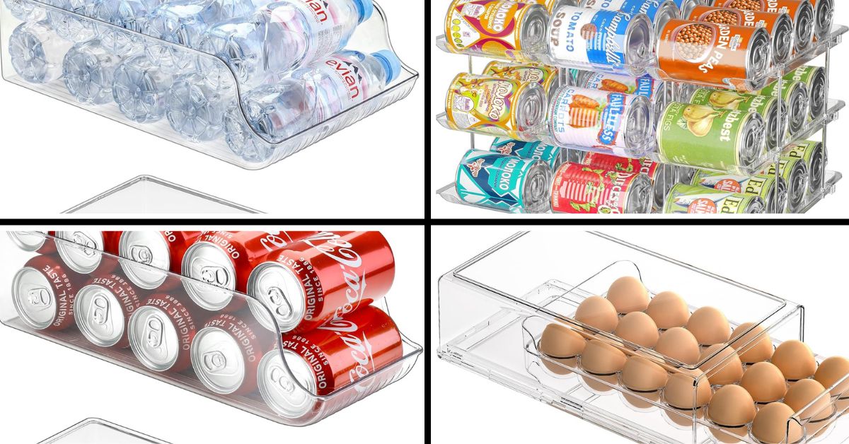 Water bottle organizer for fridge