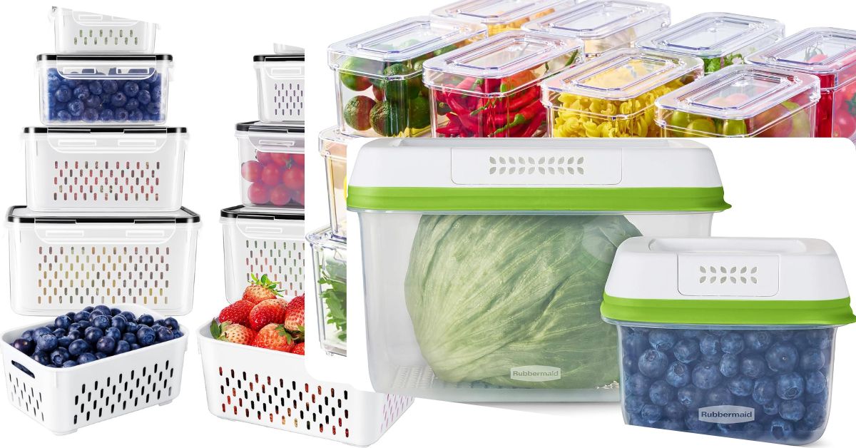 vegetable storage containers for refrigerator