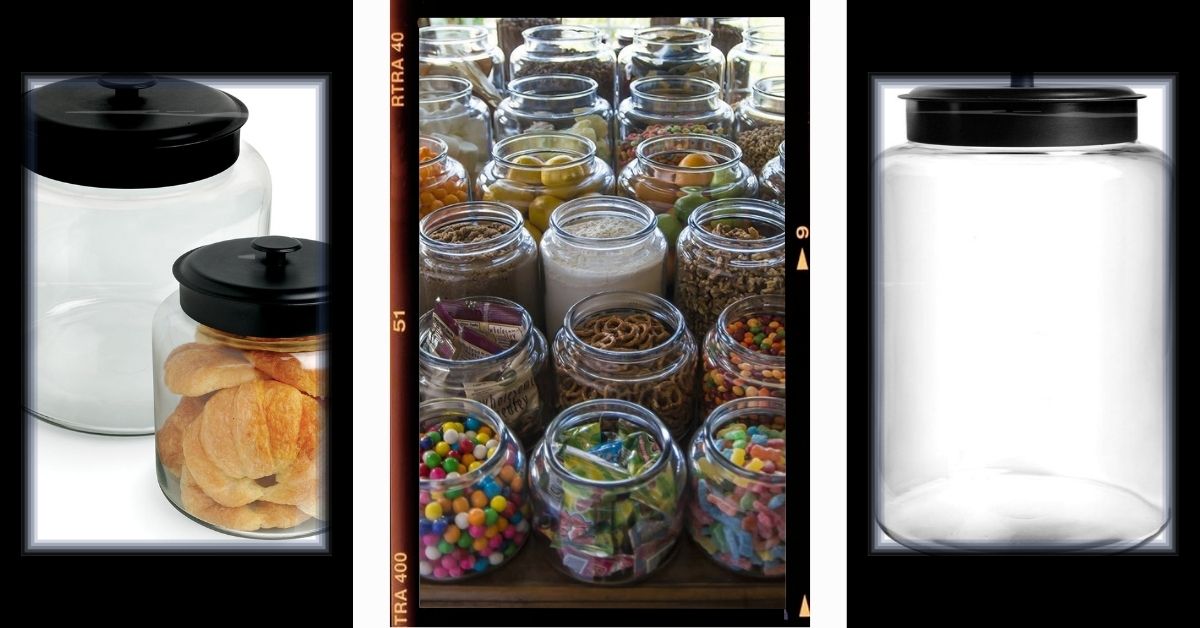 3 gallon glass jar with lid