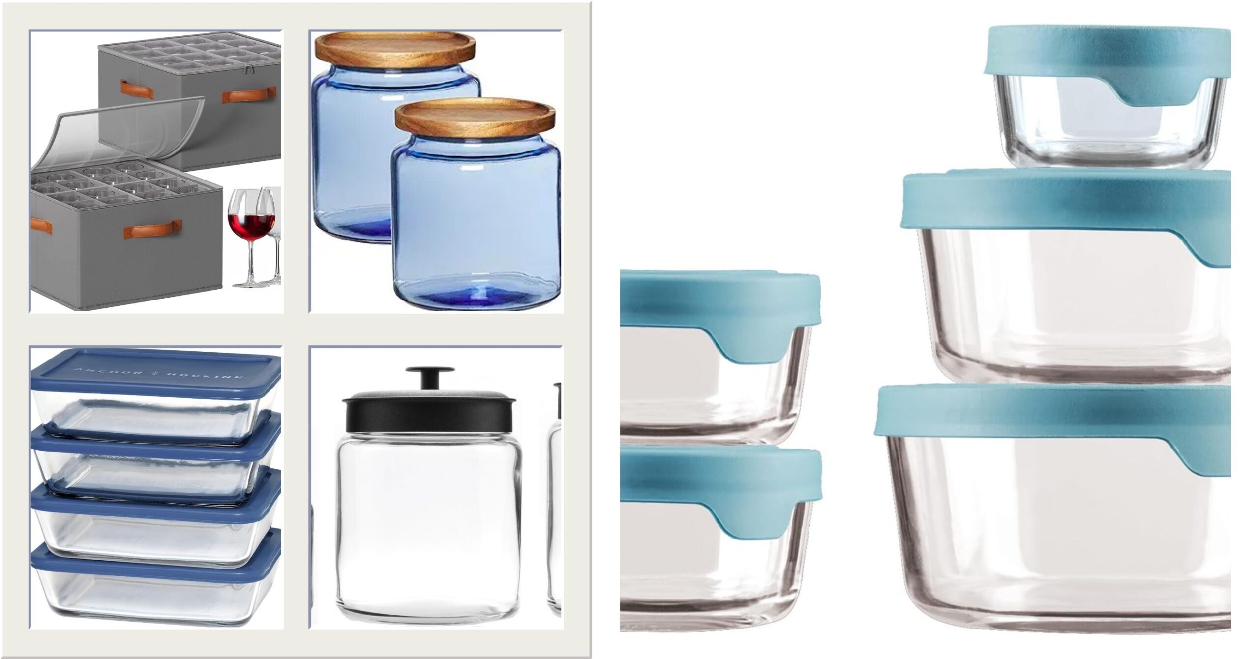 anchor hocking glass storage containers with lids