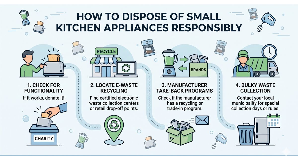 how to dispose of small kitchen appliances