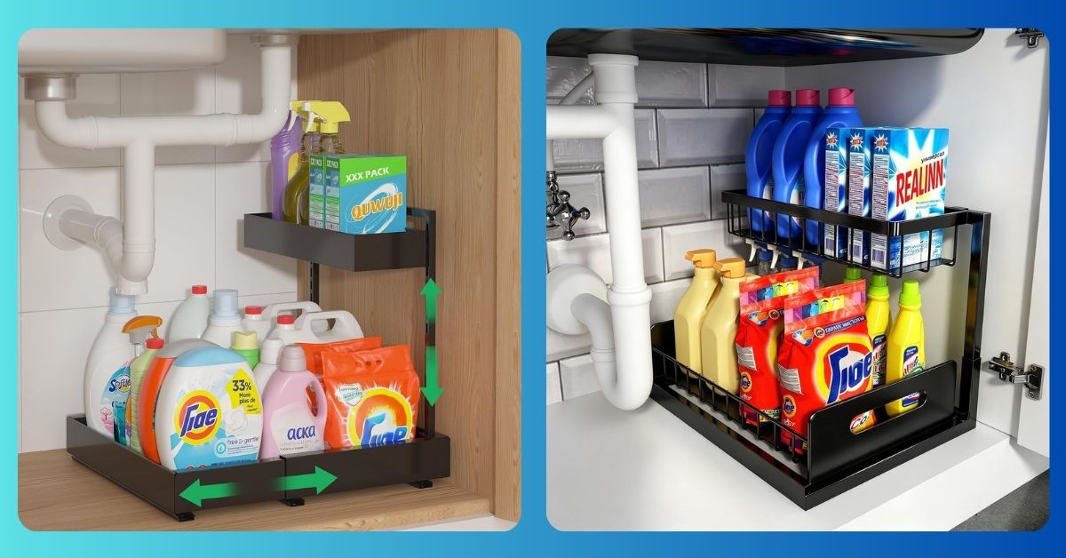 realinn under sink organizer and storage