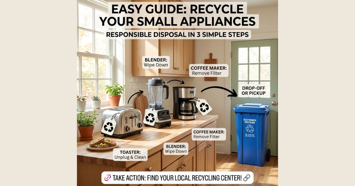 how to recycle small kitchen appliances
